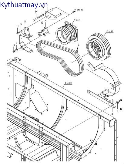 Dây đai truyền động đập